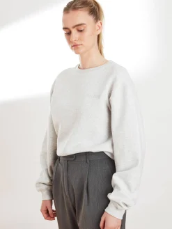 Djerf Avenue Staple Sweatshirt Grey New
