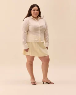 Djerf Avenue Summer Shirt White Best