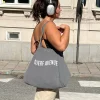 Djerf Avenue Tote Bag Washed Out Black Sale