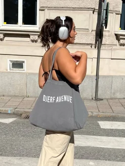 Djerf Avenue Tote Bag Washed Out Black Sale