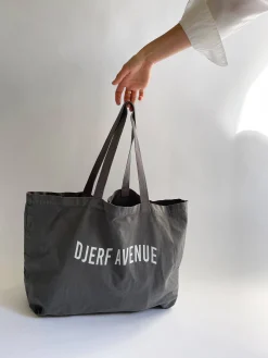 Djerf Avenue Tote Bag Washed Out Black Sale