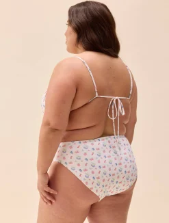 Djerf Avenue Triangle Bikini Top Summer Berries Discount