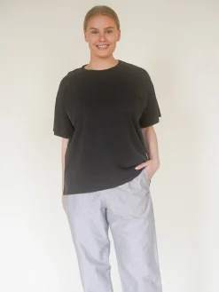 Djerf Avenue Washed T-shirt Washed Black Best